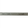 thumbnail image 2 of (2 pack) Officemate Classic Stainless Steel Metal Ruler, 15 inches with Metric Measurements, Silver, 15 L x 1.25 W (66612), 2 of 4