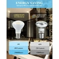 thumbnail image 3 of shiyou-4-Pack R14 E17 LED Bulb 4W Mini Reflector Floodlight Light Bulb,Daylight 5000K, E17 Intermediate Base Mini Light Bulbs, Curio Cabinet Light Bulb Non-Dimmable, 3 of 4