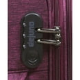 thumbnail image 5 of Dejuno Aurora Lightweight Denim 3-Piece Spinner Luggage Set - Burgundy, 5 of 6
