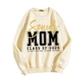 thumbnail image 1 of Mom Lady Sweatshirt Is All A Mess Long Sleeve Patterned Shirt Funny Saying Mom Pullover Top, 1 of 2