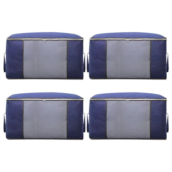 Save Big Now,Large Storage Bags, Clothes Storage Bins Foldable Closet Organizer Storage Containers With Handles Thick Fabric For Clothing, Blanket, Comforters, Bed,PENDANE,NY