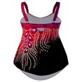 thumbnail image 4 of Maillot de Bain une-Pièce Sans Manches à Col en V pour Femmes, Grande Taille, Bikini à Strass, 4 of 6