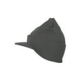 thumbnail image 1 of Cuffless Beanie Visor Cap, Charcoal, 1 of 2