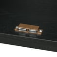 thumbnail image 4 of Hopper Studio Sophia Wooden 2-Door Accent Cabinet, Black with Rattan Doors and Adjustable Shelf, 4 of 8