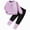 H226-Light Purple, variant on TOWED22 Girls Fall Outfits Long Sleeve Shirts Cute Graphic Outfit Pants Set Baby Toddler Girl Clothes,Light Purple,3-4 Y