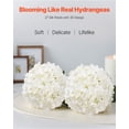 thumbnail image 2 of Hortensia falsa de seda blanca VEVOR con flores artificiales, 305 unidades, 2 of 9