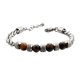 thumbnail image 1 of Qarigey Pulseras de cuentas con detalles de moda para un look moderno de piedra natural de cadena con cuentas Ropa, zapatos y accesorios Miscelánea ojo de tigre, 1 of 6
