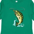 thumbnail image 4 of Inktastic Leaping Bass Fish Boys or Girls Long Sleeve Toddler T-Shirt, 4 of 5