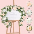 thumbnail image 5 of 6.07Ft Artificial Flower Garland Decorations, Eucalyptus Greenery Garland with Flowers, Pink Rose Garland Flower Vines for Wedding Table Runner Centerpieces Backdrop Room Decor (Pink), 5 of 5