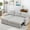 Light Gray, variant on Lunale Convertible Sofa Bed with Reversible Storage Chaise, Sleeper Sectional Sofa with USB Charging Ports, L-Shaped Sectional Sofa for Apartment, Light Gray Chenille
