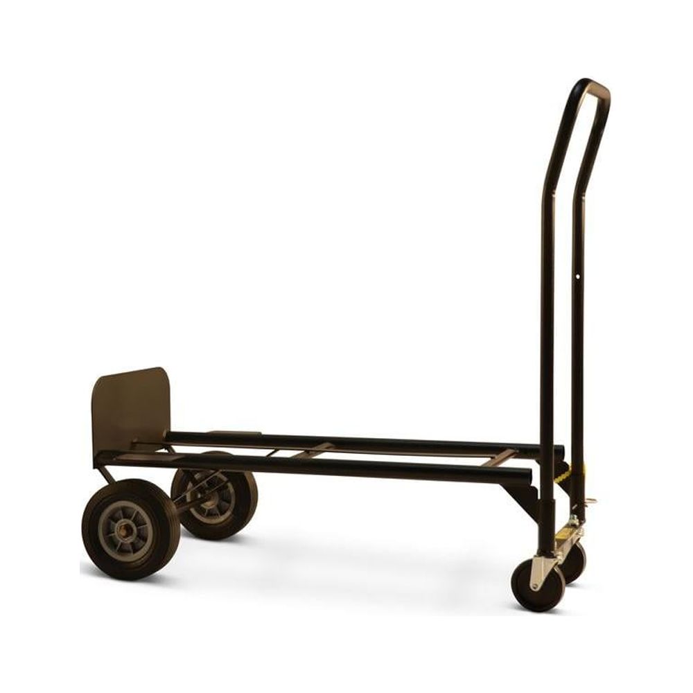 Milwaukee Hand Truck  600 lbs Convertible Truck with 8 in. Solid Puncture Proof Tire, Black - image 4 of 5