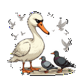 thumbnail image 4 of Waterproof Duck Stickers Humorous Vinyl Stickers Cartoon Stickers for Notebooks Laptops Suitcases, 4 of 9