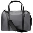 thumbnail image 5 of Protege 18" Carry on Adjustable Strap Weekender Duffel with Luggage Pass Through, Soothing Grey, 5 of 8