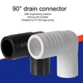 thumbnail image 4 of 360 Degree Rotatable Bilge Pump Drain Connector, ABS Material with Clear Threads, Fits Most G1100 Bilge Pumps on the Market, Aging Resistant, Long Lasting Durability, Suitable, 4 of 7