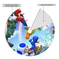 thumbnail image 4 of Lsque Mario Print Christmas Tree Skirt, Tree Skirt with Ties or Velcro, Perfect for Holiday Decorations, Halloween, and New Year-30", 4 of 7