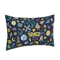 thumbnail image 2 of Bingfone Colorful Space Standard Size Pillowcase, Long Staple Pure Cotton Envelope Closure Pillow Cover,20"X30", 2 of 9