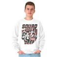 thumbnail image 5 of Kanji Street Fighter Squad Deep Sweatshirt for Men or Women Brisco Brands L, 5 of 6