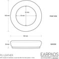 thumbnail image 5 of Brainwavz Round Replacement Memory Foam Earpads - Suitable for Many Other Large Over The Ear Headphones - Compatible, 5 of 5