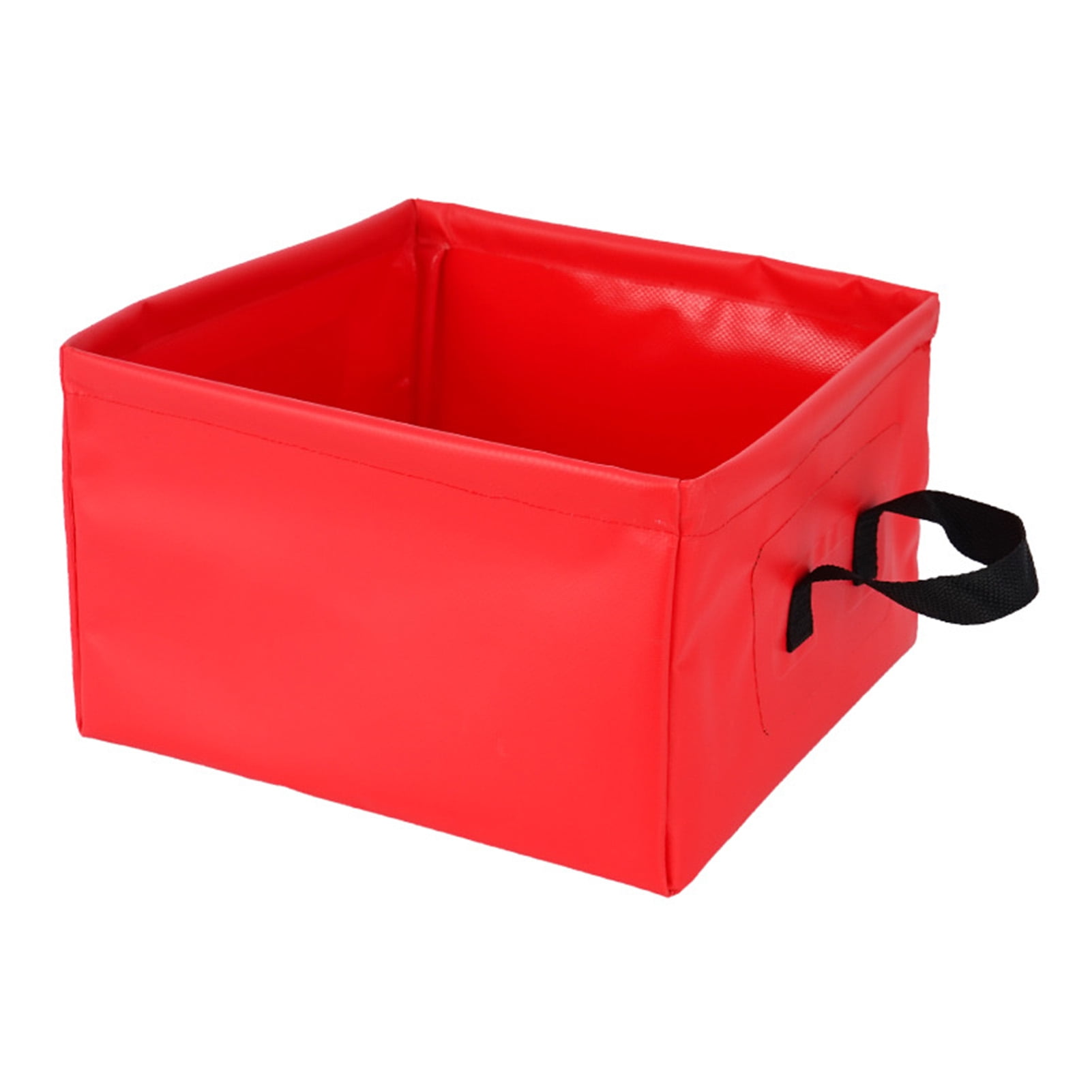 Collapsible Bucket, 13L PVC Basin Leakage Proof Portable Folding