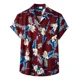 thumbnail image 1 of Camisas Hawaianas Hombre Manga Corta Moda Casual Casey Kevin, 1 of 8