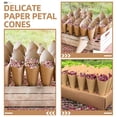 thumbnail image 2 of 90 piezas de confeti de boda, pétalos de papel kraft, conos de flores, conos de confeti, regalos de recuerdo, 2 of 6