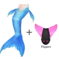 thumbnail image 1 of Mermaid Tail Swimsuit With Monofin For Kids And Adults Cosplay Party Fantasy Costume, 1 of 7