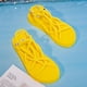 thumbnail image 5 of Conjunto de cuerdas de cáñamo planas de verano para mujer Sandalias de playa de punta abierta para mujer Wmkox8yii  nm7626, 5 of 8
