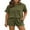 B Green, variant on DOKOTOO 2 Piece Oufits for Women Lounge Set Short Sleeve Shirts Matching High Waisted Shorts with Pockets XL