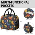thumbnail image 6 of Womens DarkBlue Cartoon Dinosaurs Planets Pattern Lunch Box for Work,Insulated Lunch Bag for Women,Loncheras Para Mujer,Leakproof Adult Lunch Bag for Work,Beach,Travel,Picnic,Camping, 6 of 7