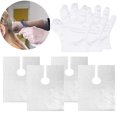 thumbnail image 1 of 100 Pcs Cape de Salon de Coiffure Jetable Cape de Barbier avec 100 Pcs Gants Jetables, 1 of 10