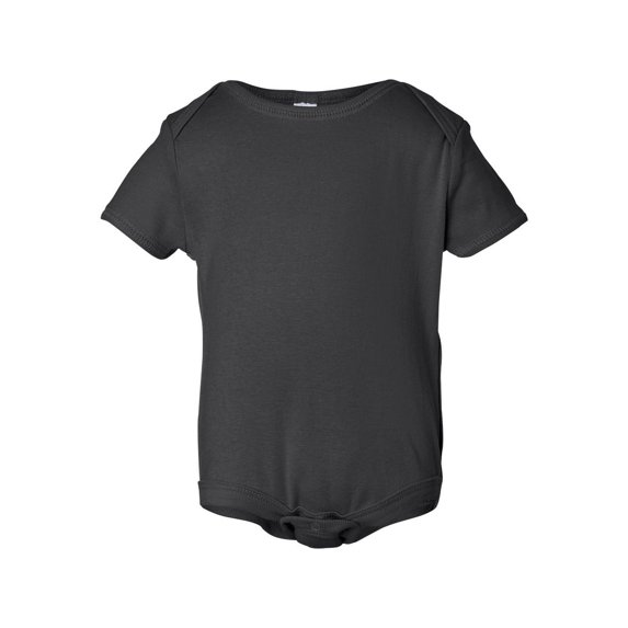 Bella + Canvas T-Shirts Infant Baby Rib Short Sleeve Creeper