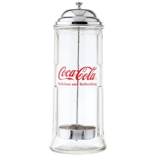 Dolltobe 11'' Straw Dispenser Container with 200 PCS Plastic Drinking  Straws, Glass Straw Bottle Holder, Drinking Straw Organizer Container With