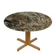 thumbnail image 3 of Orinice Wood Grain Round Table Cover Stain Resistant Washable Indoor Outdoor Tablecloth Kitchen Dining Wedding Parties Table Cloth 100% Polyester Fiber 42-46, 3 of 8