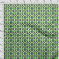 thumbnail image 4 of oneOone Cotton Poplin Green Fabric Geometric Sewing Material Print Fabric By The Yard 56 Inch Wide, 4 of 4