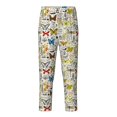 thumbnail image 2 of Disketp Insects And Medicinal Herbs for Teenagers' Pajama Pants ,Lounge Pants Teen joggers Ideal for Home, School, or Sports-Small, 2 of 6