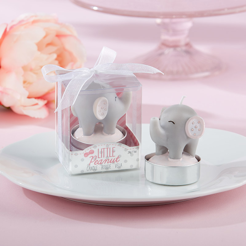 Kate Aspen Little Peanut Elephant Shaped Candle (2 Set of 4, 8 Pieces