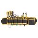 thumbnail image 2 of Bolsa de herramientas multifunción para electricista con cinturón ajustable Bolsa de almacenamiento de tela Oxford para destornillador Martillo Llave Taladro Alicates Amarillo, 2 of 5