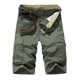 thumbnail image 1 of pstuiky Pantalones cortos para hombre, Pantalones cortos casuales de moda para hombre con múltiples bolsillos, botones y cremallera. Pantalones cortos de entrenamiento, 1 of 2