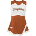 thumbnail image 2 of Girls Youth Burnt Orange/White Texas Longhorns Cheer Captain Jumper Dress, 2 of 3