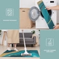 thumbnail image 6 of Teal Gold Wave Marble Pattern Kitchen Rugs Sets Of 3,Kitchen Runner Rugs Non Skid Washable,Decorative Kitchen Floor Mats for Kitchen,Sink,Laundry,17"x30"+ 17"x47" + 17"x59", 6 of 6