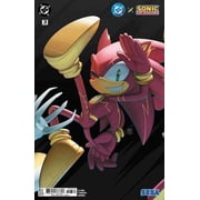 DC X Sonic the Hedgehog #3A 2nd VF ; DC Comic Book