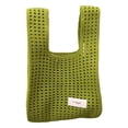 thumbnail image 3 of Bolso de hombro de punto Bolso de mano moderno Bolso de hombro versátil y versátil Verde, 3 of 9