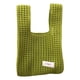 thumbnail image 3 of Bolso bandolera de hombro, informal, tejido de punto, moderno y versátil. Verde, 3 of 9