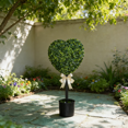 thumbnail image 6 of JLFNYA Boxwood Heart with Bow Topiary, 32", Valentine's Day Gifts for Women Men, Indoor Outdoor Home Porch Decor, Green Home Decor, 6 of 8
