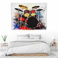 thumbnail image 3 of JEUXUS Drum Set Drummer Drumming Musician Vinyl Waterproof Sticker Decal Car Laptop Wall Window Bumper Sticker, 3 of 7