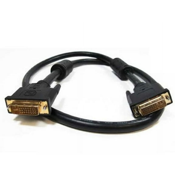 AYA 15Ft (15 Feet) DVI-I Dual Link (24 5) Male to Male Digital/Analog Video Cable Ferrites