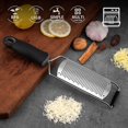 thumbnail image 3 of Black Stainless Steel Microplane Coarse Grater, 3 of 4