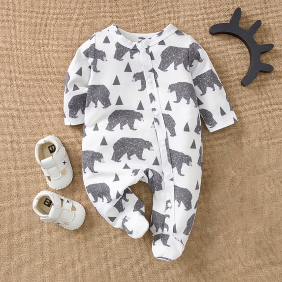 Gyratedream Baby Boy Girl Sleep & Play PJs 100% Organic Cotton One-Piece Footies Jumpsuit