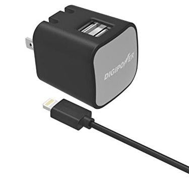 Digipower - Wall Charger 2.4amp InstaSense with Lightning 5ft