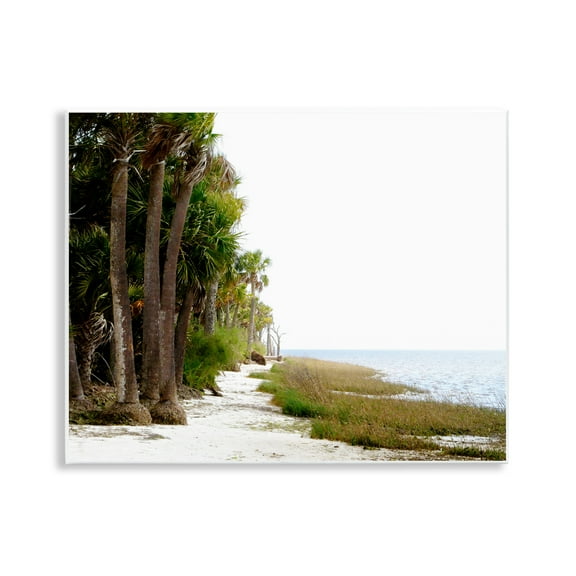 Stupell Industries Palm Beach Path Landscape Photography Unframed Art Print Wall Art, 14 x 11